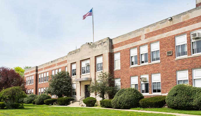 a school building exterior