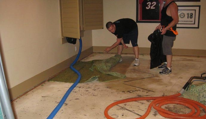 professional water damage restoration