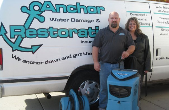 Anchor Water Damage Restoration Van