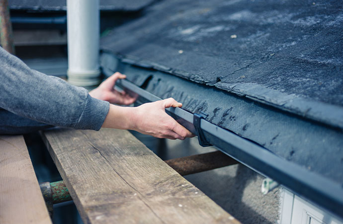 Rain Gutters Cleaning Out Avoid Water Damage